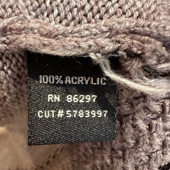 Vintage BCBGMAXAZRIA Y2K Southwestern Aztec Tribal Open Cardigan Sweater Size XL - Picture 10 of 12